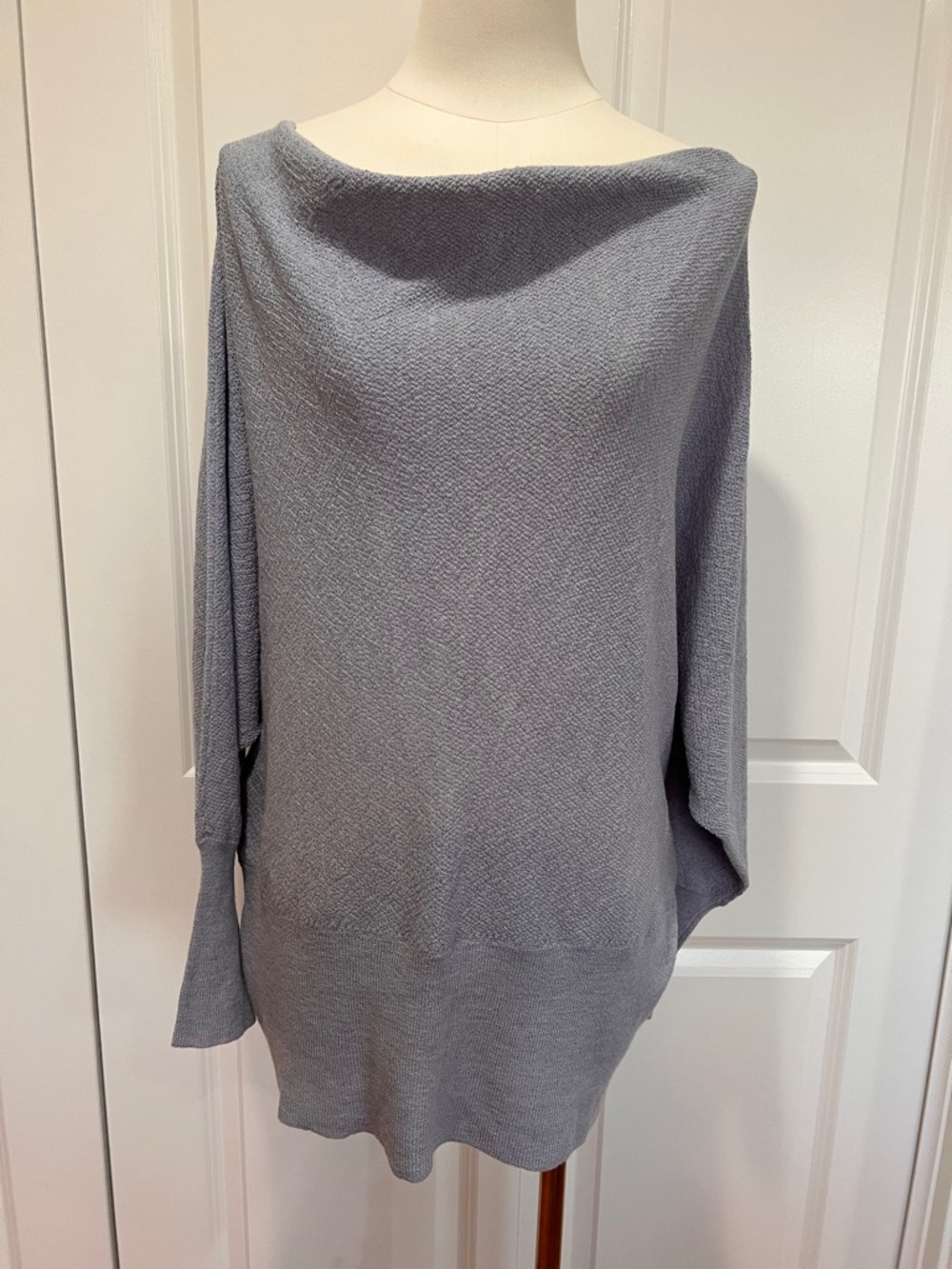 Eileen Fisher boatneck lilac sweater